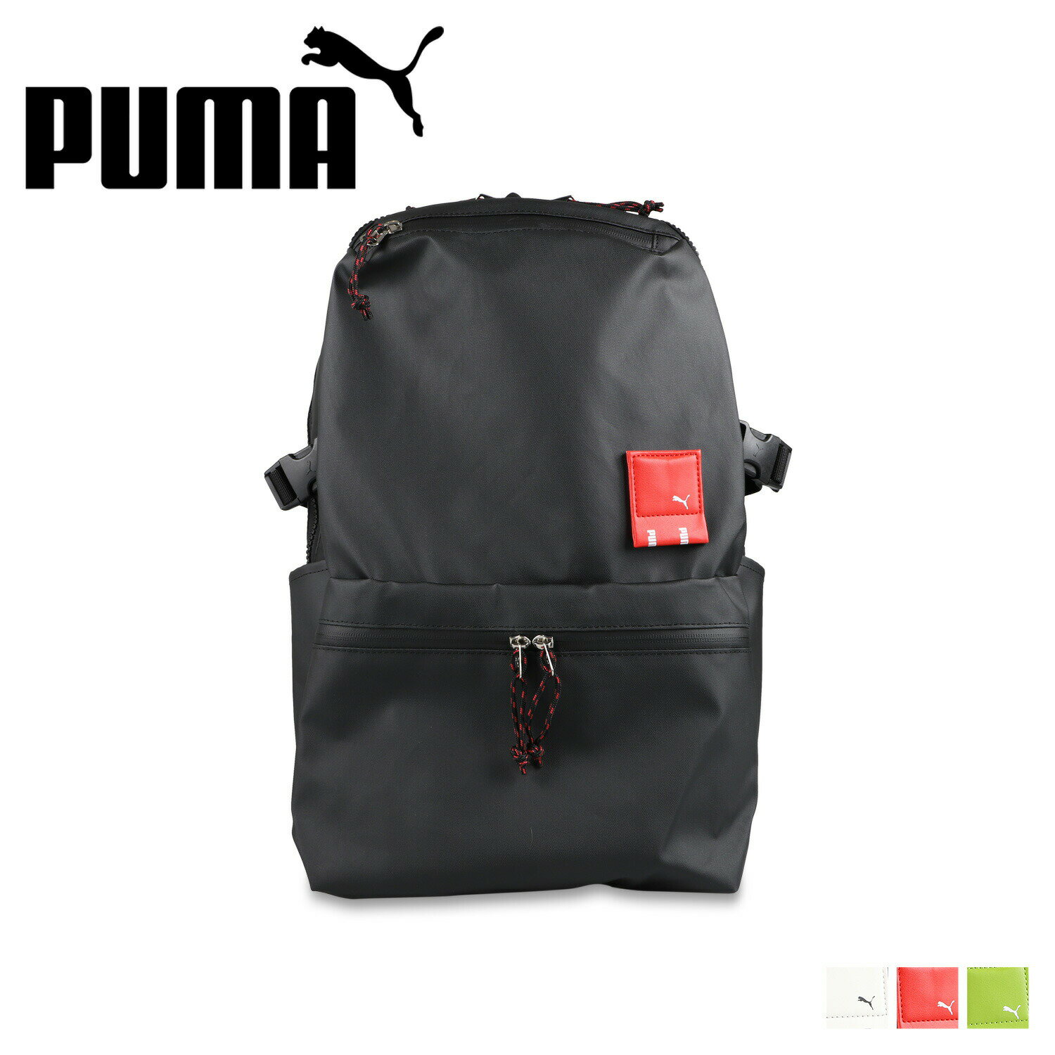 PUMA BACKPACK プーマ リュック バッグ バックパック メンズ レディース 30L 撥水 大容量 通学 ホワイト レッド ライト グリーン 白 J20126