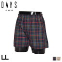 DAKS TRUNKS ダックス トランクス 下着 インナー アンダーウェア メンズ 前開き 天二本ゴム LL メンズ下着 男性 ネイビー ベージュ 0159-...