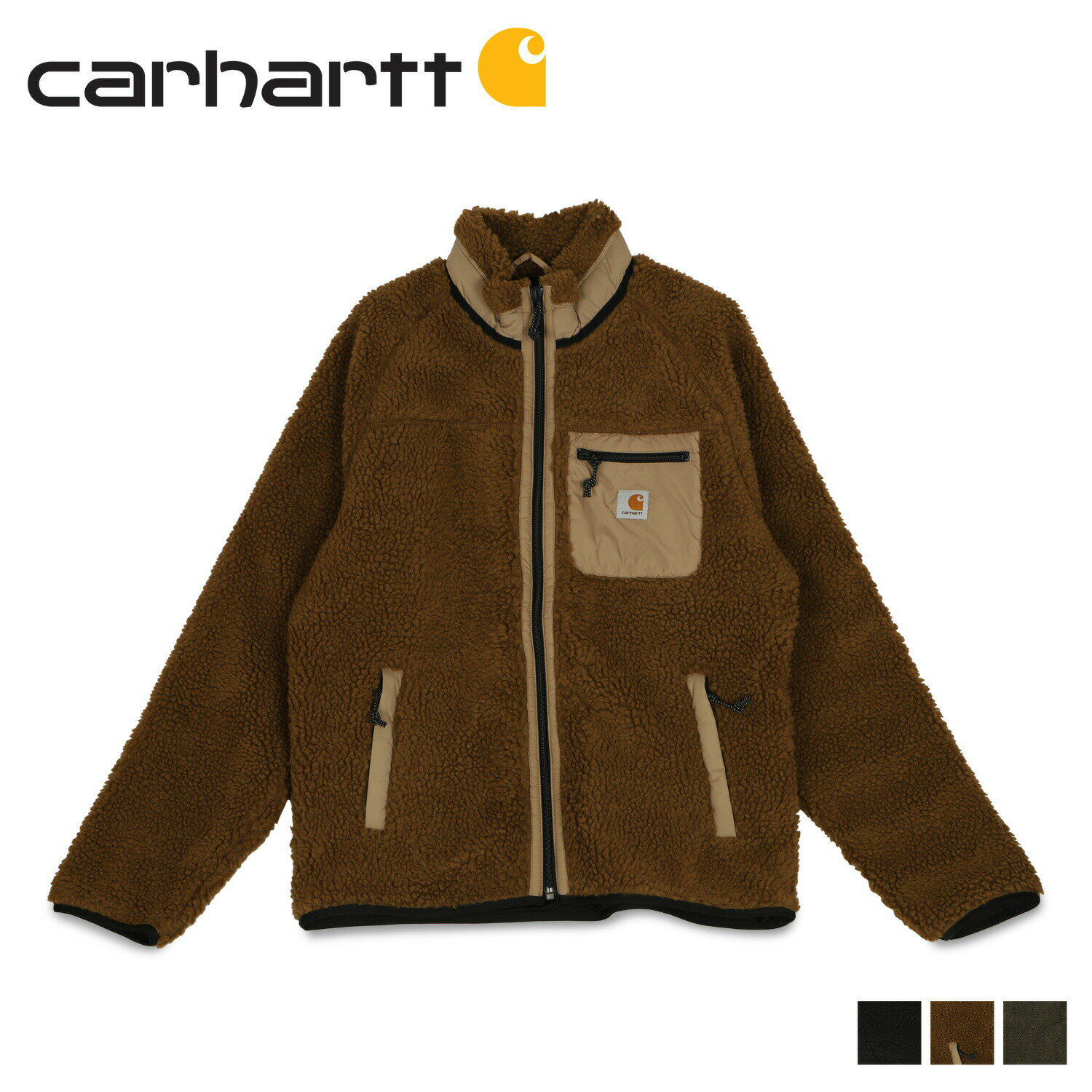 カーハート ボアジャケット メンズ carhartt カーハート ジャケット フリースジャケット ボア アウター プレンティスライナー メンズ PRENTIS LINER ブラック カーキ ブラウン 黒