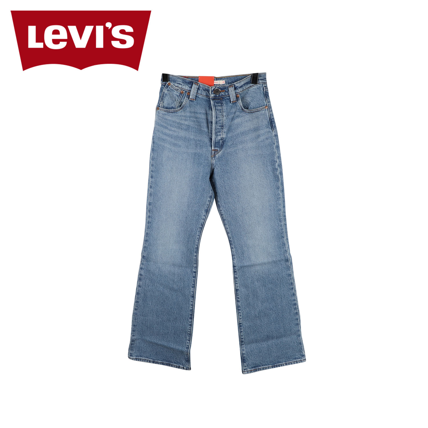 リーバイス ジーンズ レディース 【最大1000円OFFクーポン配布中】 LEVIS RED リーバイス レッド デニムパンツ ジーンズ ジーパン リブケイジ ブート レディース RIBCAGE BOOT ライトブルー A2680-0002