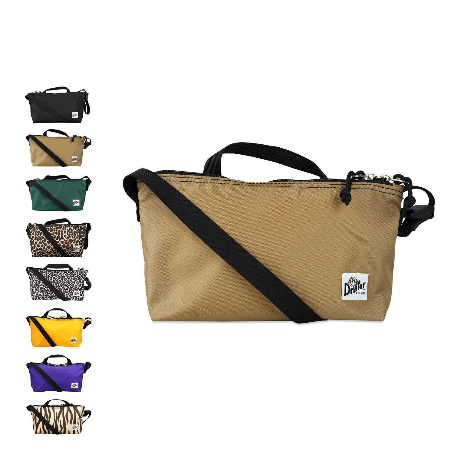 Rakuten - Drifter UTILITY PACK ドリフター ショルダーバッグ メンズ レディース 斜めがけ 小さめ ブラック ベージュ グリーン レオパード 黒 DFV1740
