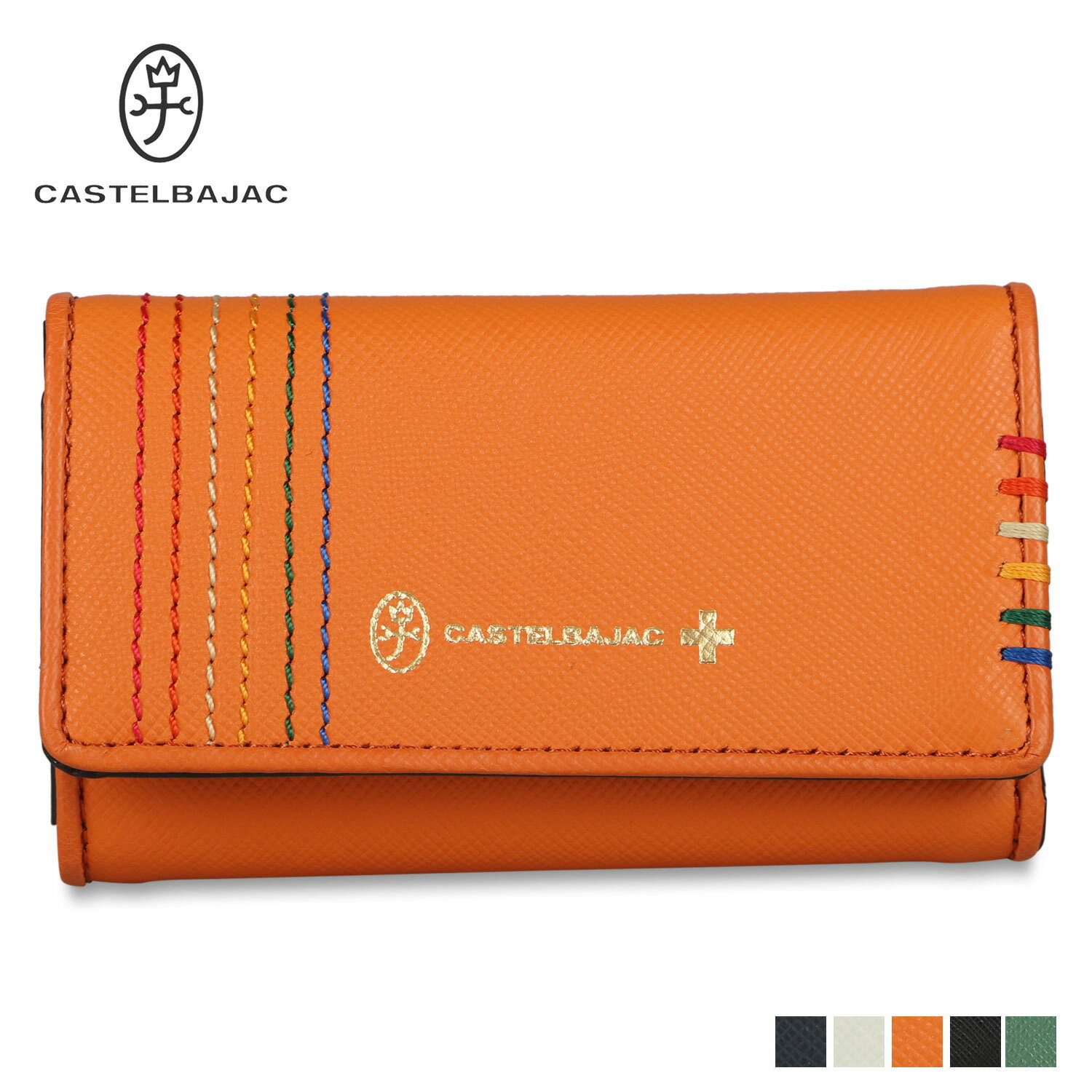 �ں���10%OFF�����ݥ�ȯ����� CASTELBAJAC SHEST SERIES KEY CASE �����ƥ�Х���å� ���������� �������� ��� ��ǥ�...