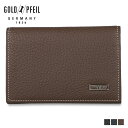 GOLD PFEIL CARD CASE ゴールドファイル カードケース 名刺入れ 定期入れ メンズ 本革 ブラック ネイビー ダーク ブラウン 黒 GP244...