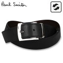 ポールスミス ベルト（レディース） 【最大1000円OFFクーポン配布中】 Paul Smith BELT ポールスミス ベルト レザーベルト メンズ リバーシブル 本革 ブラック ブラウン 黒 M1A 4437 BCUT