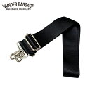 【最大1000円OFFクーポン配布中】 WONDER BAGGAGE SHOULDER BELT ワンダーバゲージ ショルダーベルト 単品 X-pacシリーズ専用 ブラック 黒 WB-NM132