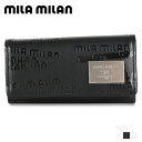 【最大1000円OFFクーポン配布中】 mila milan PORTA ミラ・ミラン キーケース ポルタ メンズ レディース 本革 4連 ブラック ホワイト 黒 白 257601