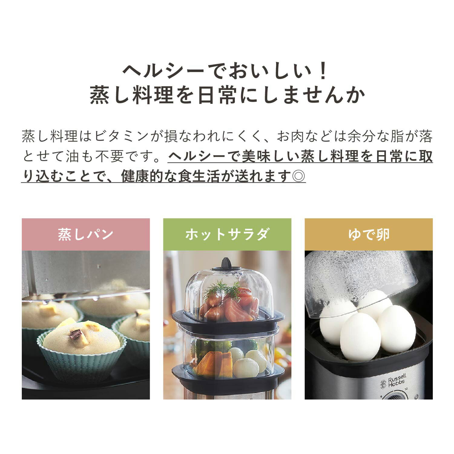 Russell Hobbs ��å���ۥ֥� ������ �����᡼���� �������९�å��� �����å� �ߥ� �������� �ŵ� ���ƥ�쥹 QUICK MINI STEAMER 3000JP