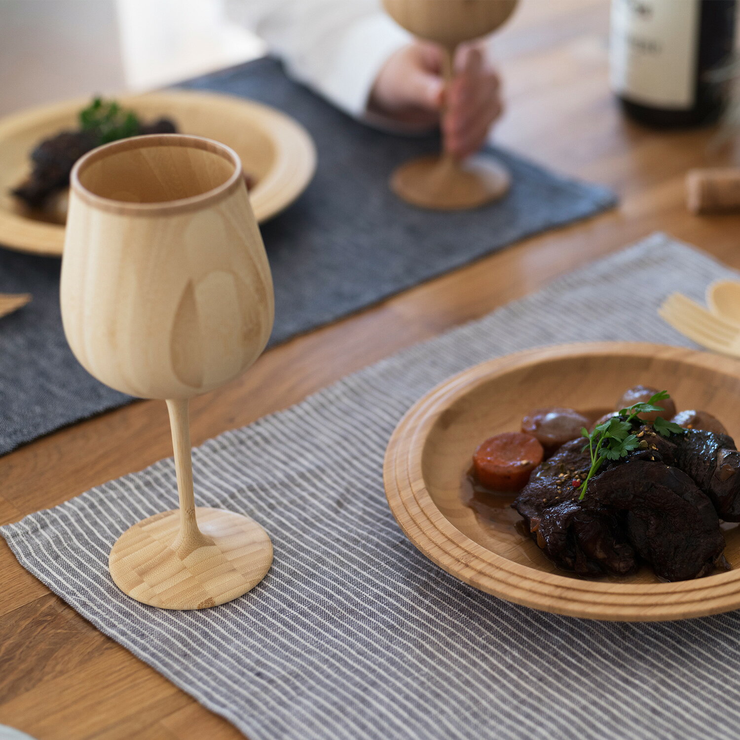 RIVERET BOURGOGNE PAIR リヴェレット グラス ワイングラス 2点セット ペアグラス ブルゴーニュ 割れない 天然素材 日本製 軽量 食洗器対応 リベレット RV-118WB biget-10009130 Findoriy サンプル画像2