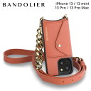 【最大1000円OFFクーポン配布中】 BANDOLIER CHARLOTTE SIDE SLOT バンドリヤー iPhone 13 mini iPhone 13 13Pro iPhone 13 Pro Max ケース スマホケース 携帯 ショルダー アイフォン シャーロット サイドスロット クレー メンズ レディース クレー 14CHA