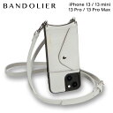 【最大1000円OFFクーポン配布中】 BANDOLIER DONNA SIDE SLOT LIGHT GREY バンドリヤー スマホショルダー スマホケース ...