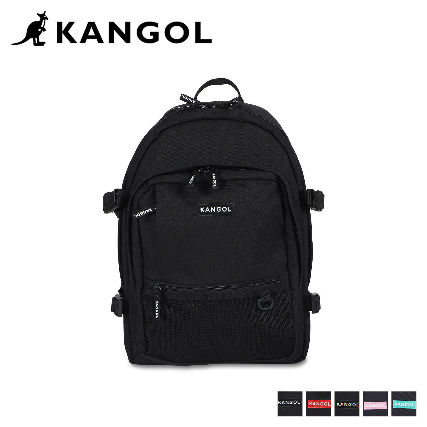 KANGOL RUCKSACK カンゴール リュック バッグ バックパック メンズ レディース 28L 大容量 ブラック 黒 250-1293