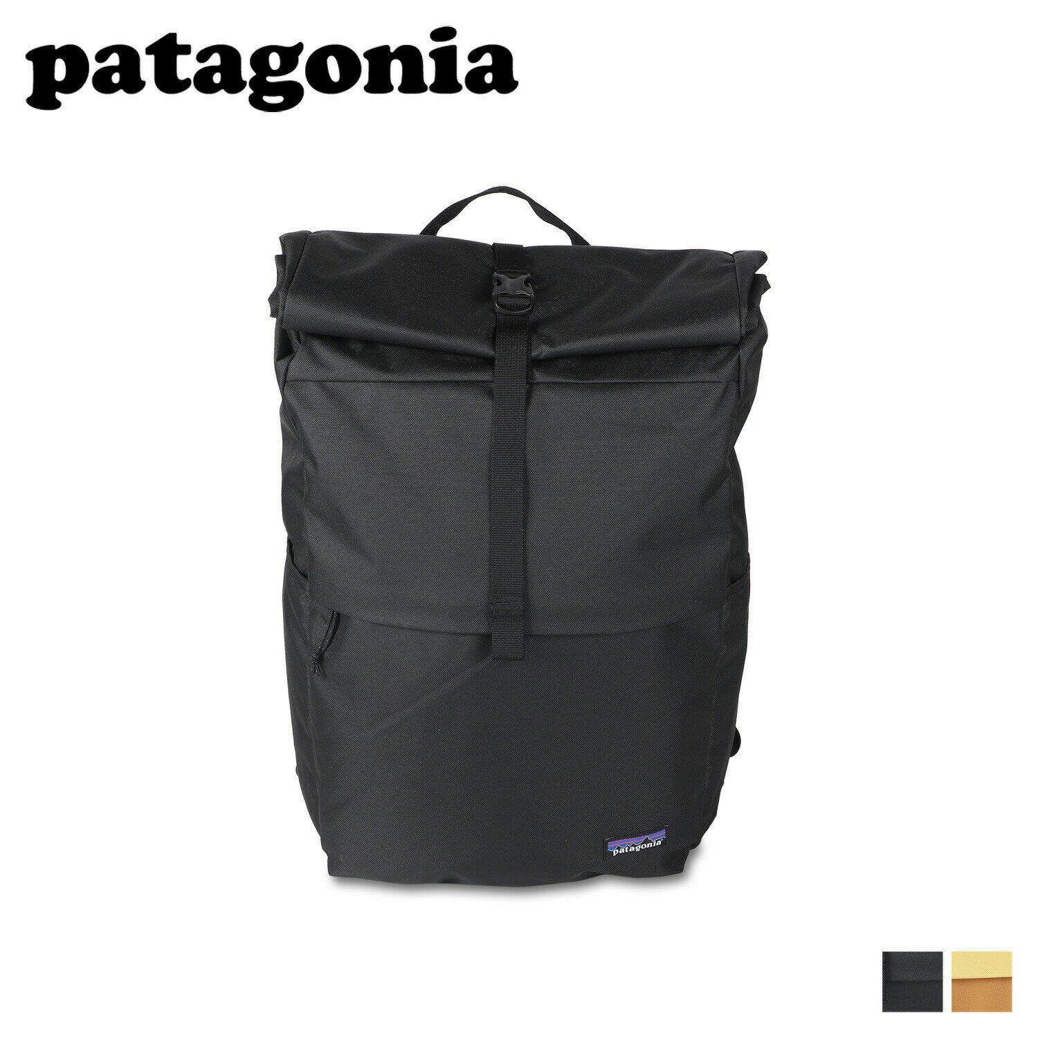 patagonia ARBOR ROLL TOP PACK パタゴニア リュック バッグ バックパック アーバー ロール トップ パック メンズ レディース 30L 撥水 大容量 ブラック イエロー 黒 48540