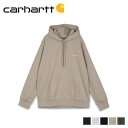 carhartt HOODED SCRIPT EMBROIDERY SWEATSHIRT カーハート パーカー プルオーバー メンズ ブラック グレー ダーク ネイビー ベージュ グリーン 黒 I028937