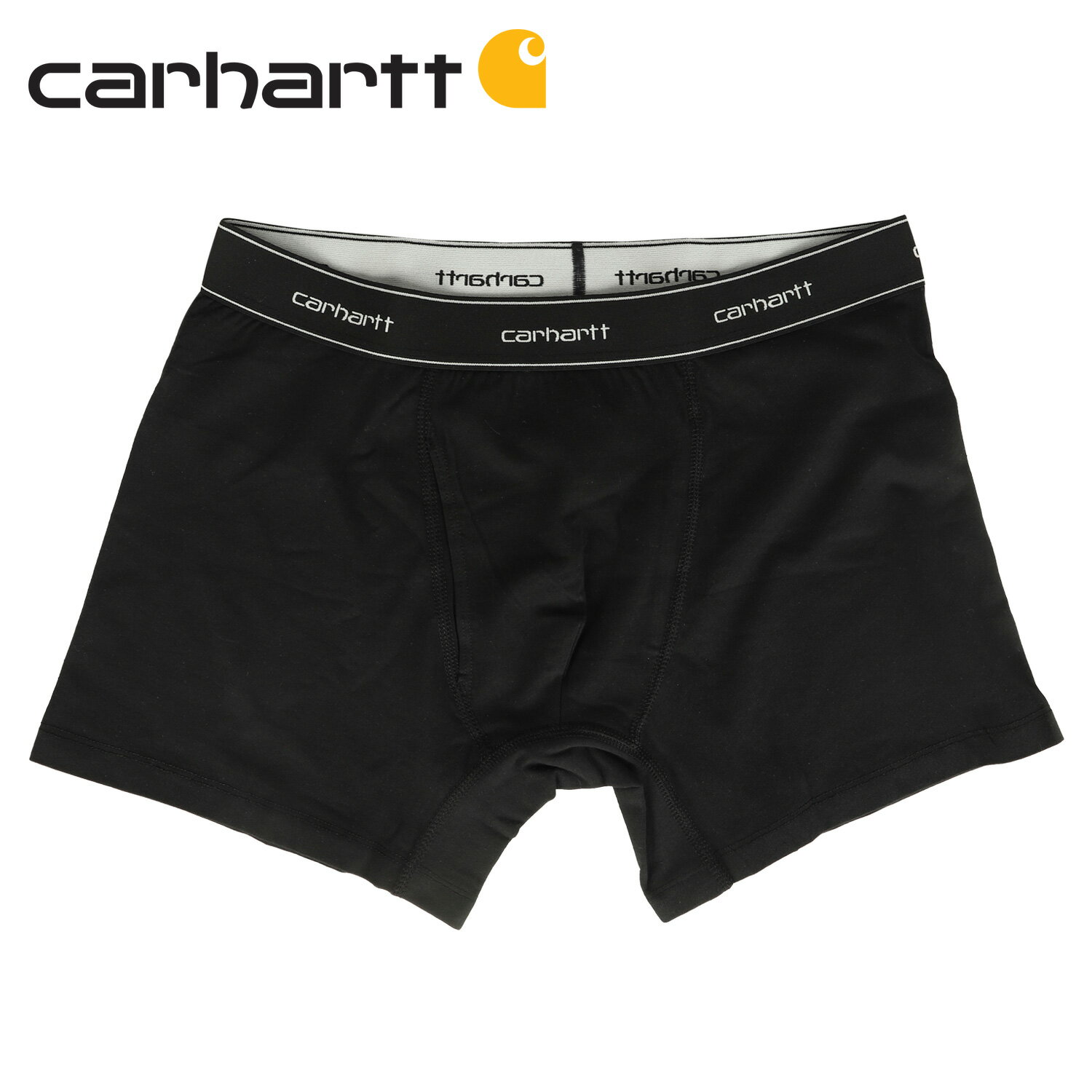 【最大1000円OFFクーポン配布中】 carhartt COTTON TRUNKS カーハート ボクサーパンツ 下着 インナー アンダーウェア メンズ 前閉じ ブラック 黒 I029375