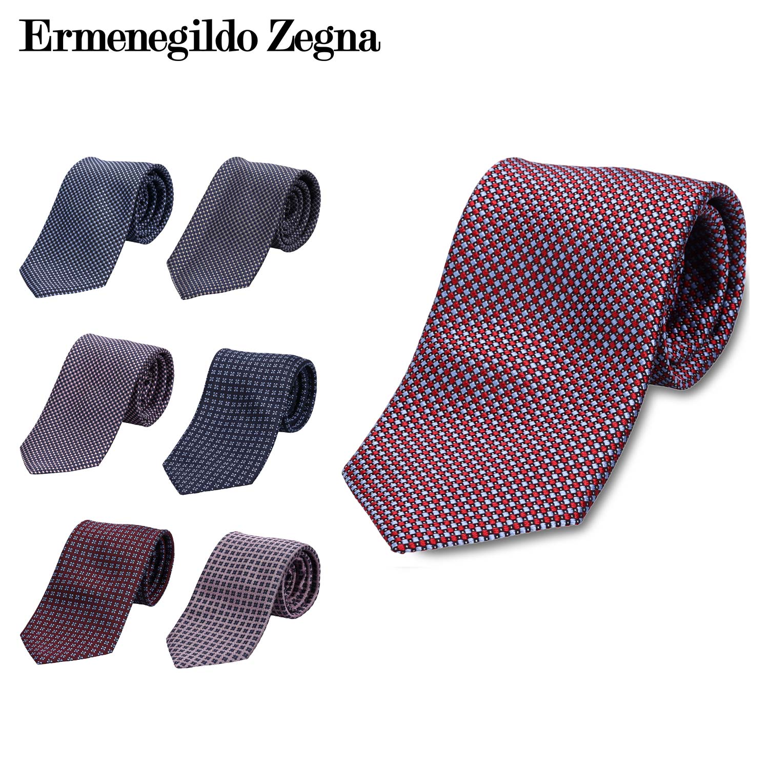 シルク Ermenegildo Zegna NECKTIE エルメネジルドゼニア ネクタイ メンズ シルク ブランド イタリア製