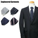 【最大1000円OFFクーポン配布中】ENGINEERED GARMENTS NECK TIE エンジニアド ガーメンツ ネクタイ メンズ ストライプ ドット ネイビー 19SH006 ブランド