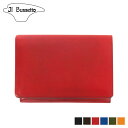 Il Bussetto CARD CASE イルブセット 名刺入れ カードケース パスケース メンズ レディース 本革 ブラック ダーク ブラウン レッド ブル...