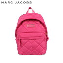 【最大1000円OFFクーポン配布中】 MARC JACOBS QUILTED BACKPACK マークジェイコブス リュック バッグ バックパック レディース ピンク M0011321