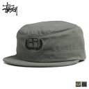 ステューシーウィメン 帽子 レディース 【最大1000円OFFクーポン配布中】 STUSSY ARMY CAP ステューシー キャップ 帽子 アーミーキャップ メンズ 迷彩 オリーブ カモ 131876