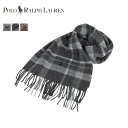 ラルフローレン マフラー（レディース） 【最大1000円OFFクーポン配布中】 RALPH LAUREN BEDFORD PLAID SCARF ラルフローレン マフラー スカーフ メンズ レディース チェック ベージュ グレー カーキ PC0946