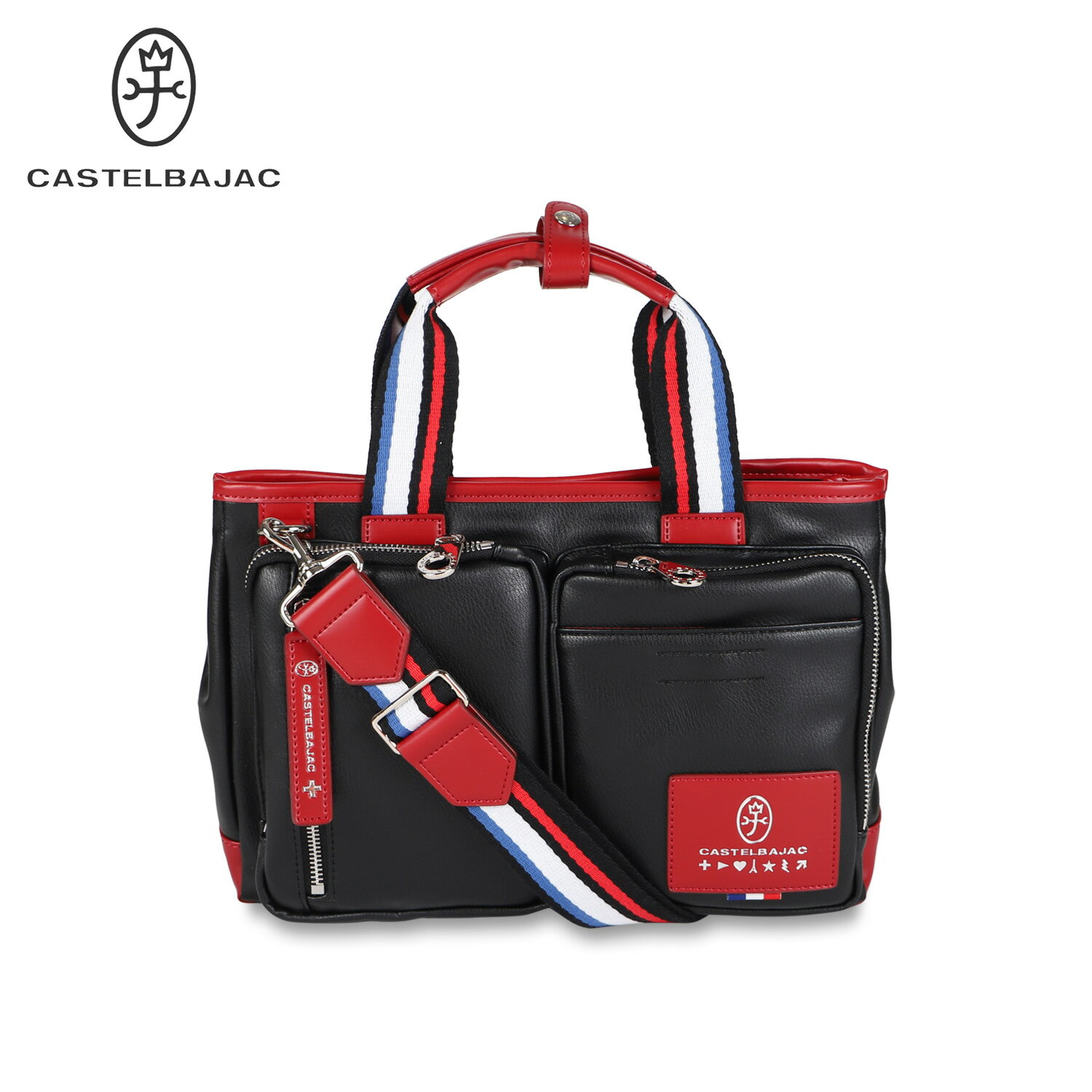 CASTELBAJAC LOREN カステルバジャック バッグ トートバッグ 2WAY ドライビングトート ショルダー ローレン メンズ レディース ファスナー付き ブラック 黒 037585