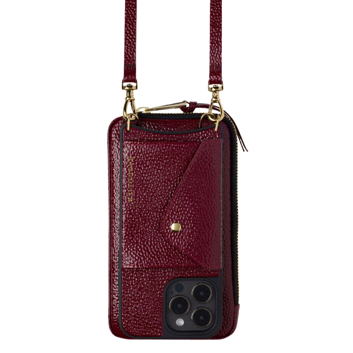 BANDOLIER EXPANDED BURGUNDY POUCH バンドリヤー ポーチ スマホ 携帯 メンズ レデ...