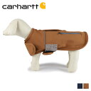 【最大1000円OFFクーポン配布中】 carhartt QUICK DUCK FLEECE LINED DOG JACKET カーハート ドッグウェア ドッグコート 犬服 撥水 ネイビー ブラウン P0000321