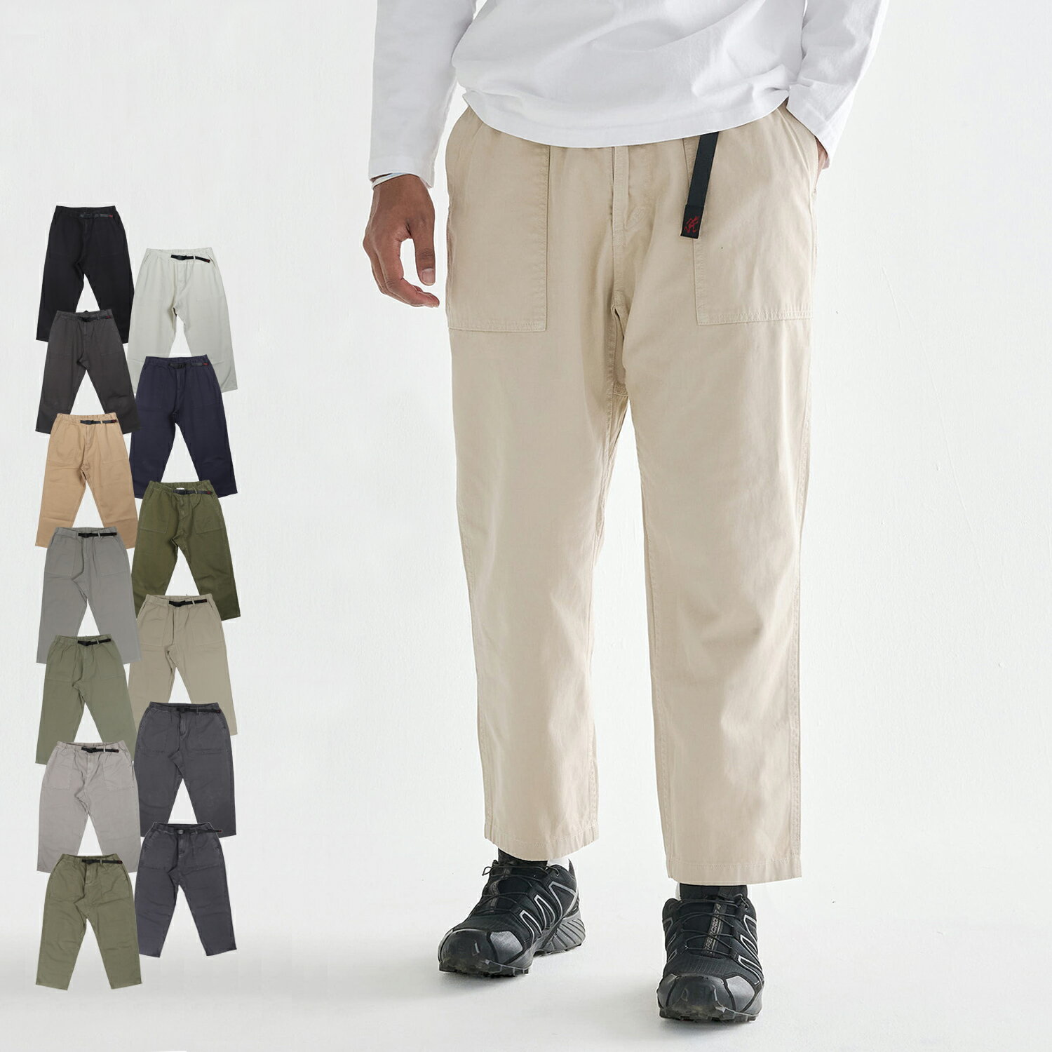 GRAMICCI LOOSE TAPERED PANT ߥ ѥ 롼ơѡɥѥ  ֥å 졼 㥳 졼 ͥӡ ١   G103-OGT