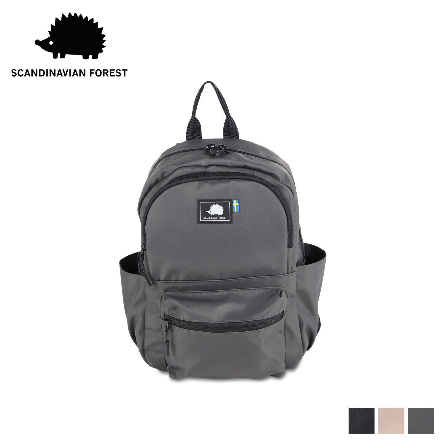 SCANDINAVIAN FOREST 10POCKET MULTIFUNCTIONAL RUCKSACK スカンジナビアンフォレスト リュック バッグ バックパック 10 ポケット多機能 メンズ レディース 撥水 ブラック グレー ベージュ 黒 251-KESF247