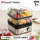 【最大1000円OFFクーポン配布中】 Russell Hobbs MINI STEAMER ラッセルホブス 蒸し器 ゆで卵メーカー スチームクッカー ミニスチーマー 電気 ステンレス 7910JP