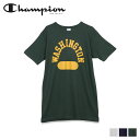 Champion SHORT SLEEVE T-SHIRT チャンピオン Tシャツ 半袖 レディース ホワイト ネイビー グリーン 白 C3-X338