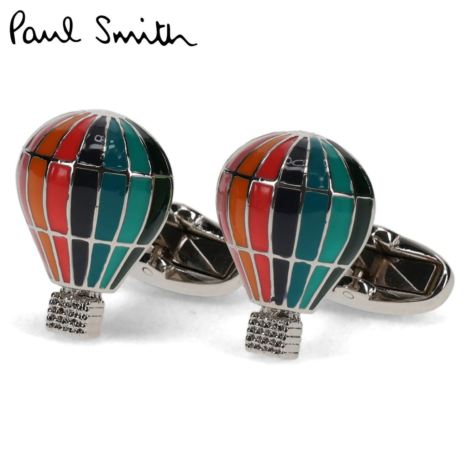 Paul Smith ポールスミス カフスボタン カフリンクス メンズ ブランド マルチカラー シルバー M1A-CUFF-KHOTA