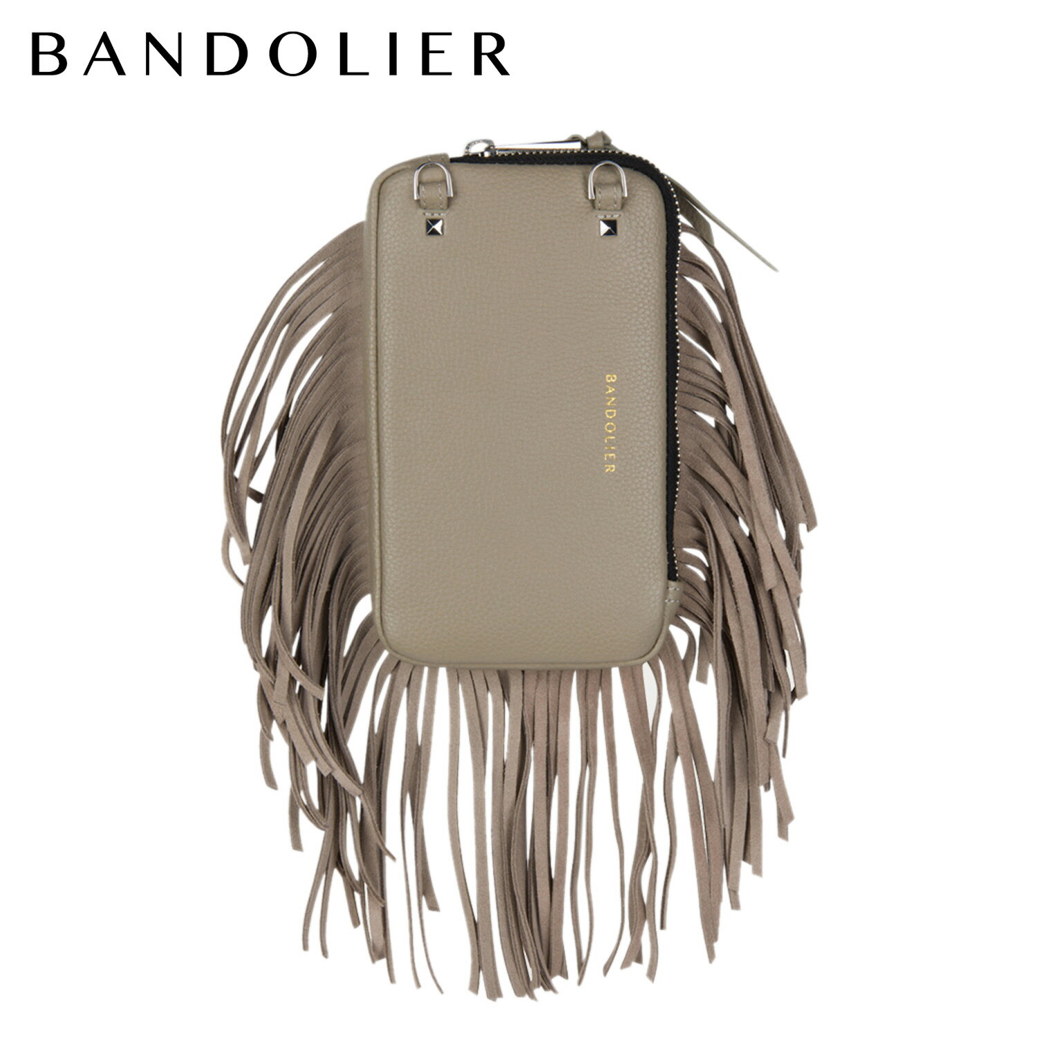 BANDOLIER EXPANDED FRINGE POUCH GREIGE バンドリヤー ポーチ スマホ 携帯 エキスパンデット フリンジ メンズ レディース ベージュ 21FRI