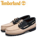 【最大1000円OFFクーポン配布中】 Timberland AUTHENTICS 3EYE CLASSIC LUG ティンバーランド デッキシューズ モカシン オーセンティック 3アイレット クラシック メンズ ベージュ A5RH8