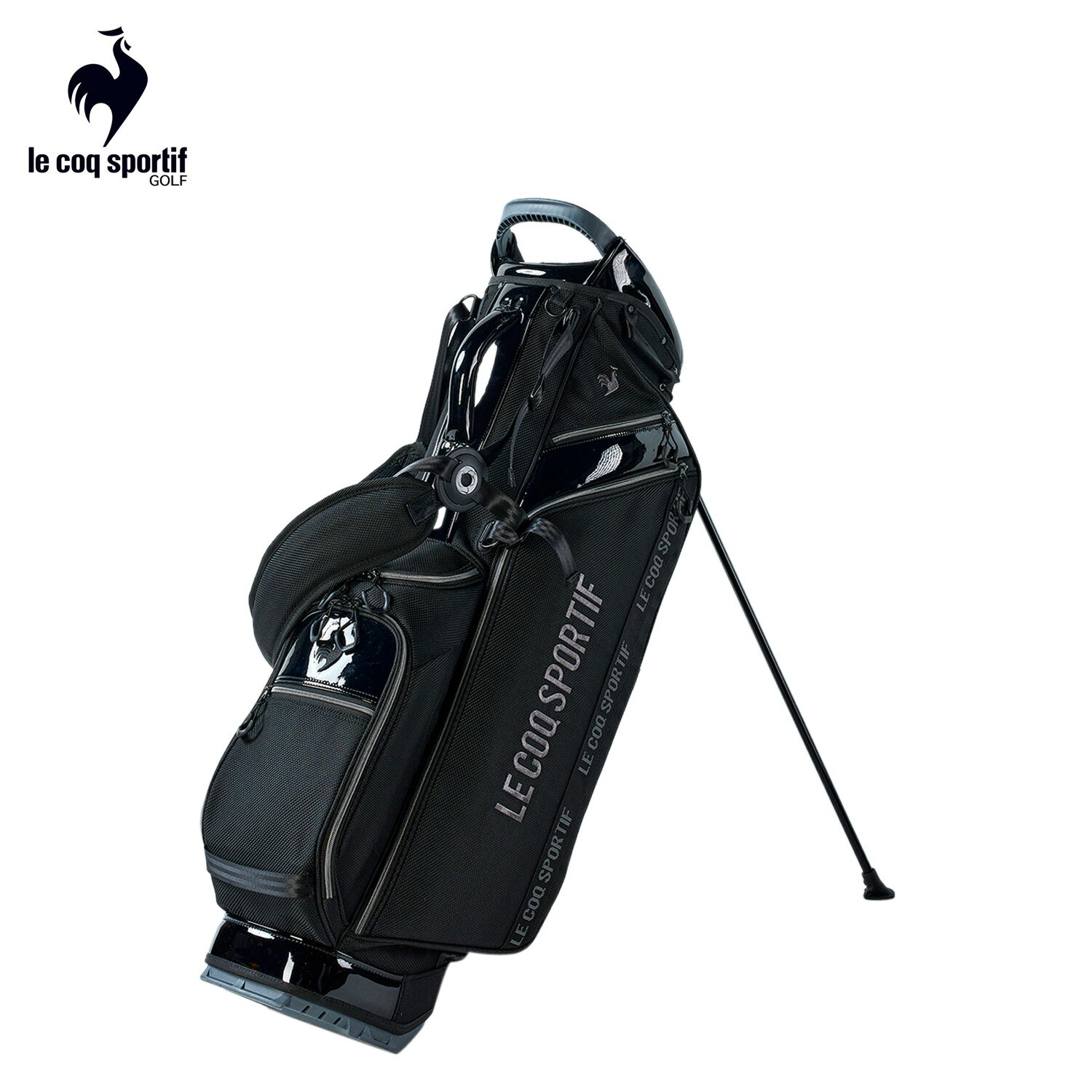 le coq sportif golf RIJOUME ルコックスポルティフ ゴルフ リジューム ゴルフバッグ キャディバッグ メンズ レディース スタンド ブラック 黒 QQBVJJ00