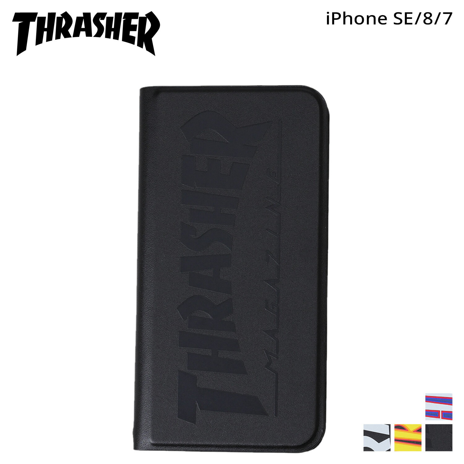 【最大1000円OFFクーポン配布中】 THRASHER HOME TOWN LOGO PU LEA