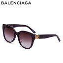 BALENCIAGA SUNGLASSES バレンシアガ サングラス メンズ レディース アジアンフィット パープル BB0103SA-005 母の日