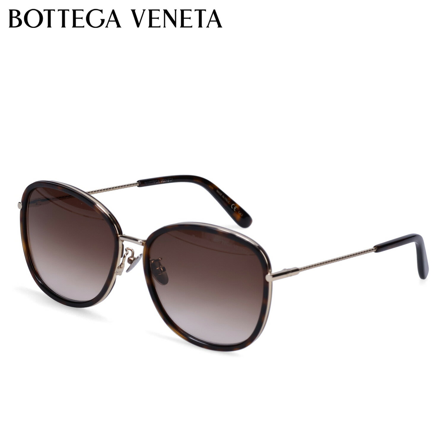 ボッテガ・ヴェネタ サングラス レディース 【最大1000円OFFクーポン配布中】 BOTTEGA VENETA SUNGLASSES ボッテガヴェネタ サングラス メンズ レディース アジアンフィット UVカット ブラウン BV0220SK-002 母の日