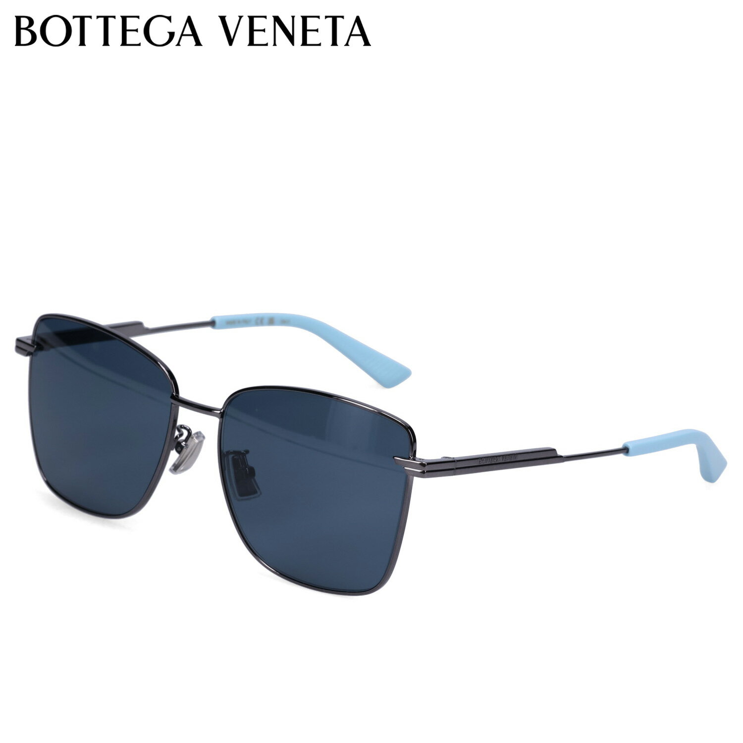 ボッテガ・ヴェネタ サングラス メンズ 【最大1000円OFFクーポン配布中】 BOTTEGA VENETA SUNGLASSES ボッテガヴェネタ サングラス アイウェア メンズ レディース アジアンフィット UVカット スクエア ブラウン BV1237S-004 母の日