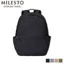 MILESTO TROT ミレスト リュック バッグ バックパック L トロット メンズ レディース 26L 軽量 撥水 防水 ブラック グレー ベージュ 黒 MLS881