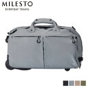 【最大1000円OFFクーポン配布中】 MILESTO TROT ミレスト ダッフルバッグ ボストンバッグ ショルダー ダッフルキャリー トロット メンズ レディース 37L 斜めがけ 軽量 撥水 防水 ブラック グレー ベージュ 黒 MLS883 母の日