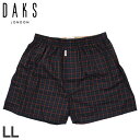 【最大1000円OFFクーポン配布中】 DAKS TRUNKS ダックス トランクス 下着 インナー アンダーウェア パンツ メンズ 前開き LL メンズ下着 男性 グリーン 0120-01