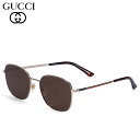 【最大1000円OFFクーポン配布中】 GUCCI SUNGLASSES グッチ サングラス メンズ レディース アジアンフィット UVカット 紫外線対策 ゴールド GG0837SK-002 母の日