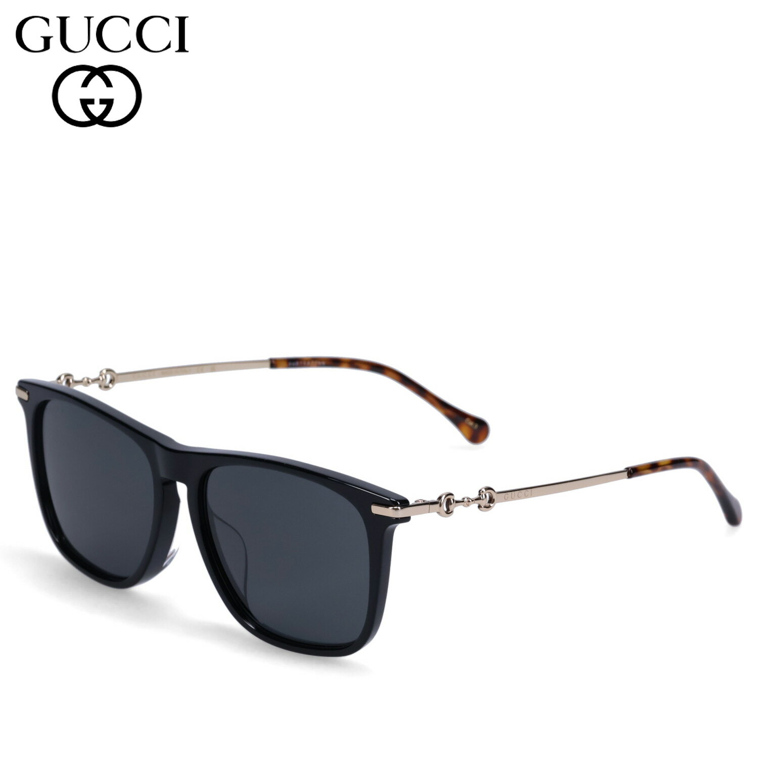 グッチ サングラス（レディース） GUCCI SUNGLASSES グッチ サングラス メンズ レディース アジアンフィット UVカット 紫外線対策 ブラック 黒 GG0915SA-001 母の日