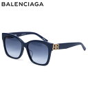 BALENCIAGA SUNGLASSES バレンシアガ サングラス メンズ レディース アジアンフィット UVカット ブルー BB0102-5