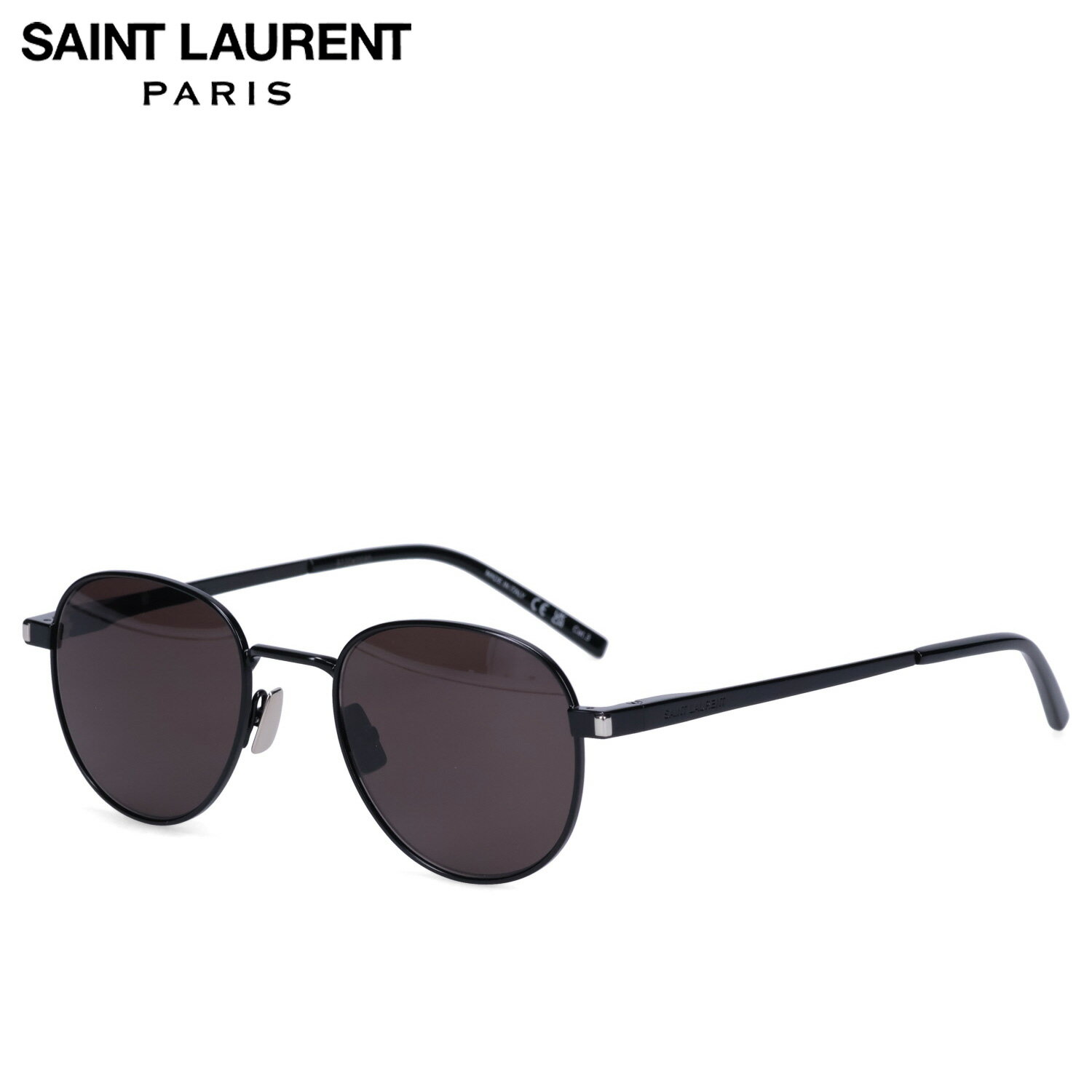 SAINT LAURENT PARIS SUNGLASSES  ѥ 󥰥饹  ǥ եå UVå 糰к ֥å  SL555-001 