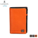LANVIN en Bleu LONG WALLET ランバンオンブルー 財布 長財布 ウォレット メンズ レディース 本革 L字ファスナー ブラック ネイビー...