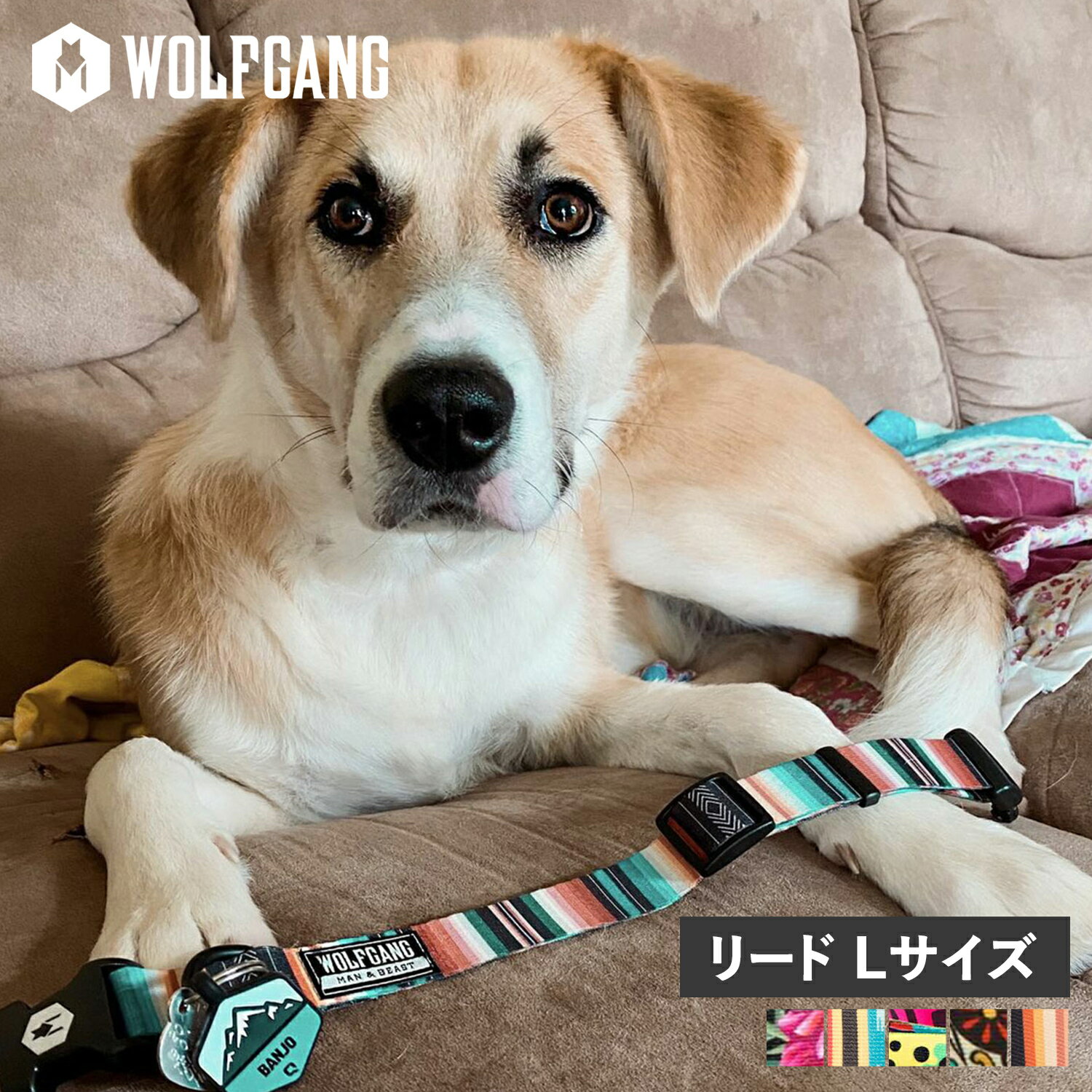  WOLFGANG LEASH ウルフギャング リード リーシュ 中型犬 大型犬 Lサイズ