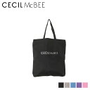 セシルマクビー バッグ 【最大1000円OFFクーポン配布中】 CECIL McBEE TOTE BAG セシルマクビー バッグ トートバッグ レディース カラービッグト ブラック グレー ブルー パープル ピンク 黒 CM121142