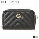 CECIL McBEE QUILT KEY CASE セシルマクビー キーケース キーホルダー レディース 4連 キルト ブラック ベージュ 黒 CM12700...